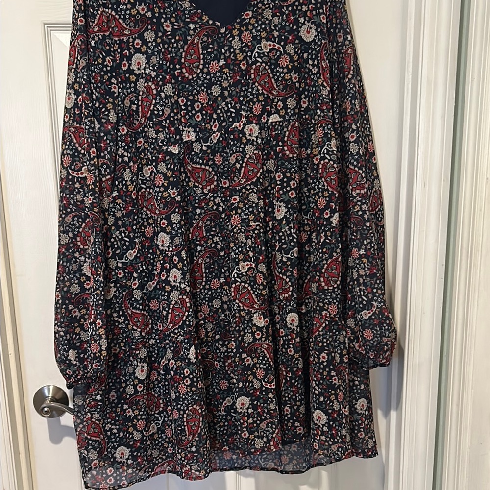 Floral Long-Sleeve Dress